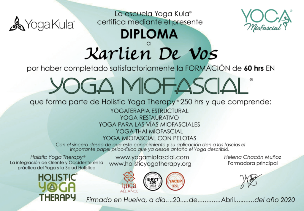 Diploma de Yoga